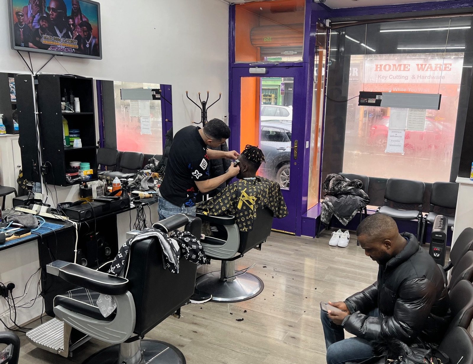 Inside the Ade Blessing salon studio